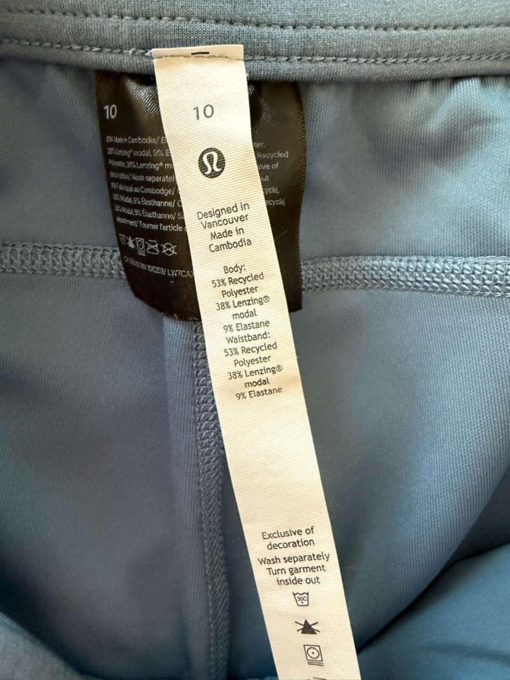 Lululemon Softstreme High Rise Short Athleisure Loungewear Everyday Comfy Blue10 - Picture 5 of 6